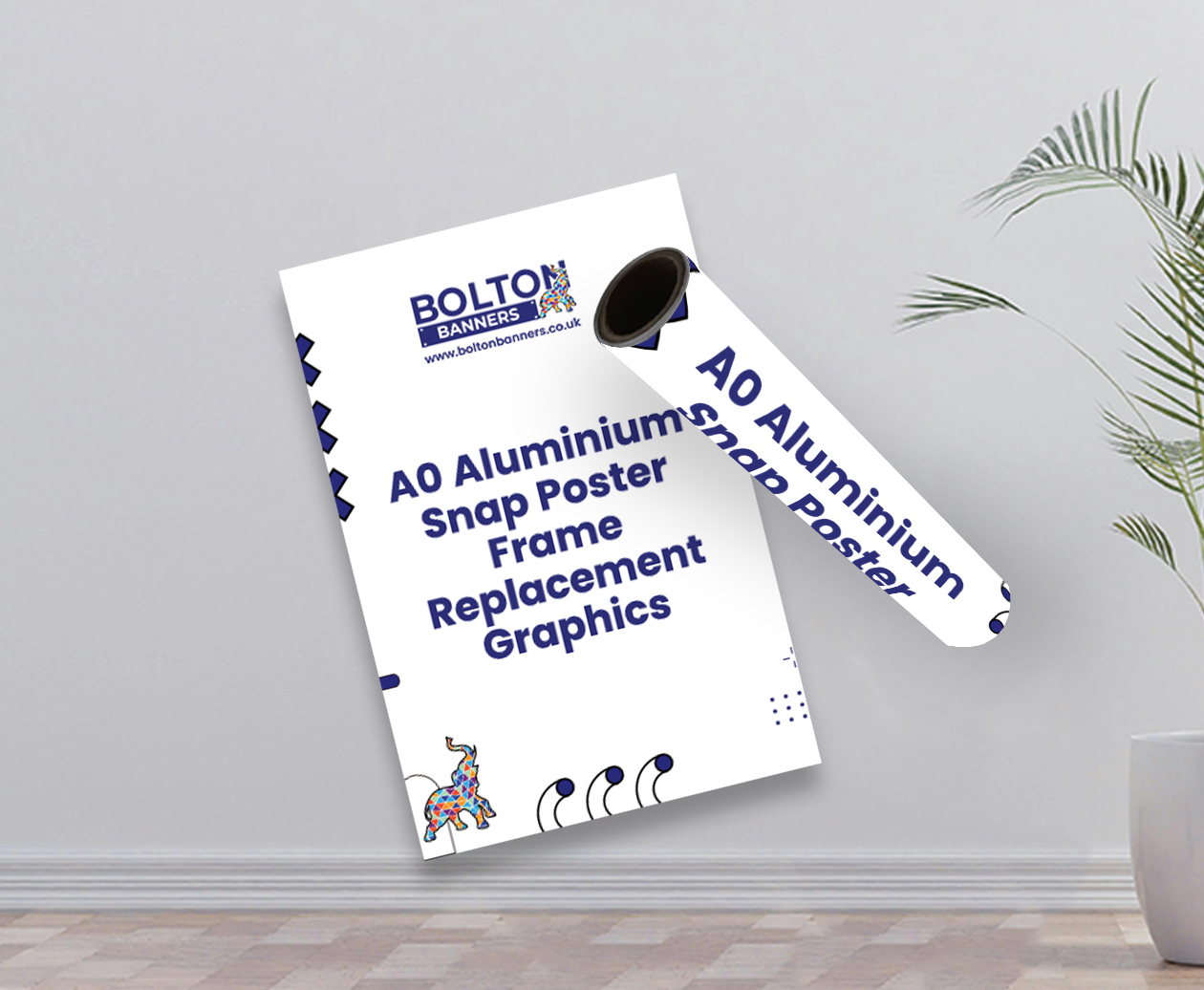 A0 Aluminium Snap Poster Frame Replacement Graphics