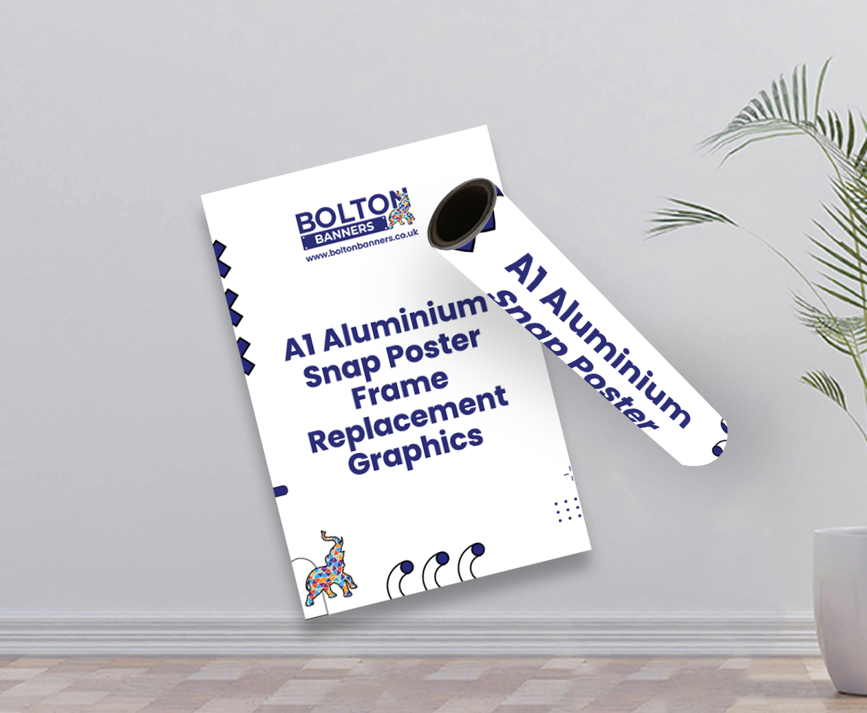 A1 Aluminium Snap Poster Frame Replacement Graphics