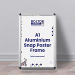 A2 Aluminium Snap Poster Frame (With Printed Poster)