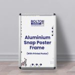 Aluminium Snap Poster Frame (With Printed Poster)