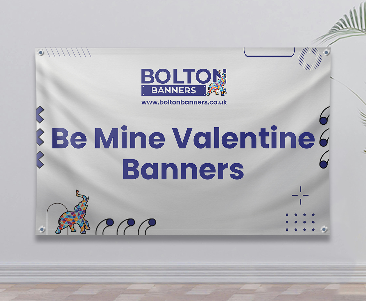 Be Mine Valentine Banners