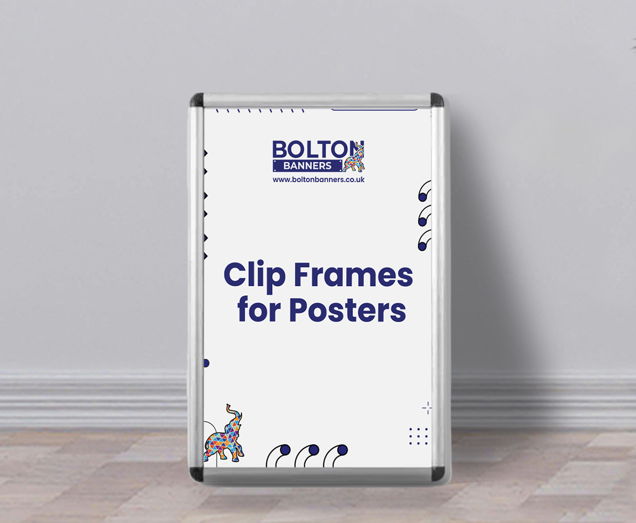 Clip Frames for Posters