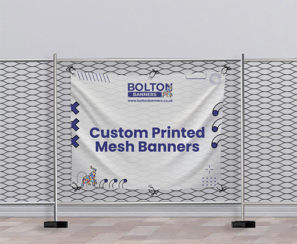 Custom Printed Mesh Banners