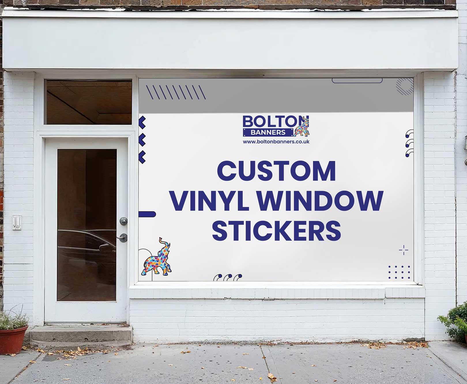 Custom Vinyl Window Stickers