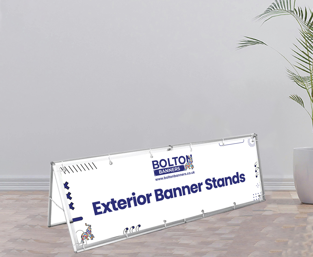 Exterior Banner Stands