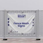 Fence Mesh Signs