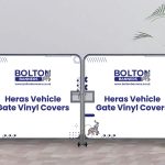 Heras Vehicle Gate Vinyl Covers