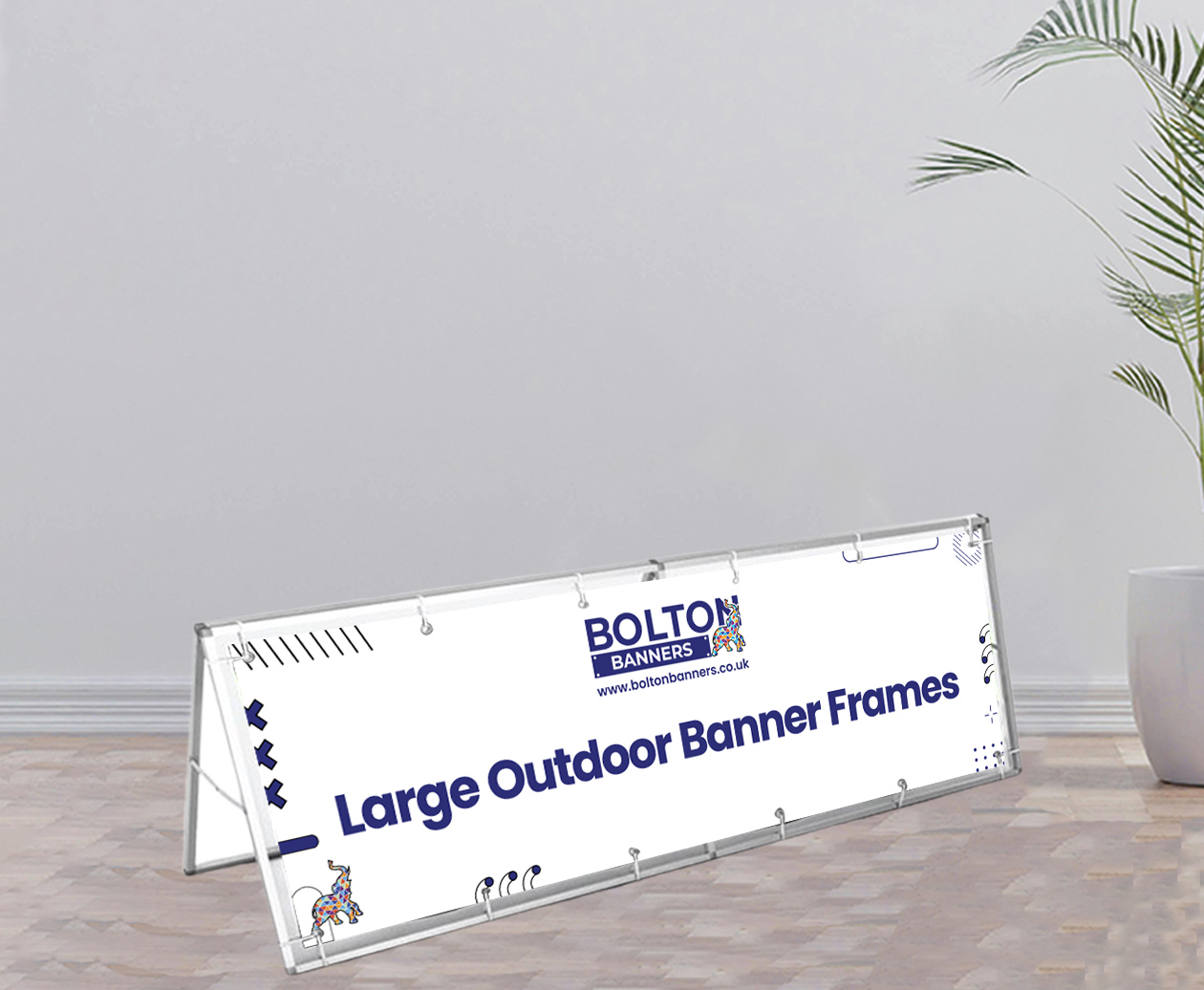 Large Outdoor Banner Frames
