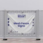 Mesh Fence Signs