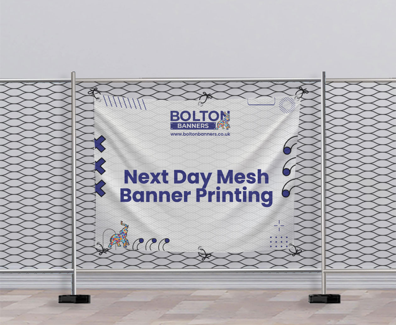 Next Day Mesh Banner Printing