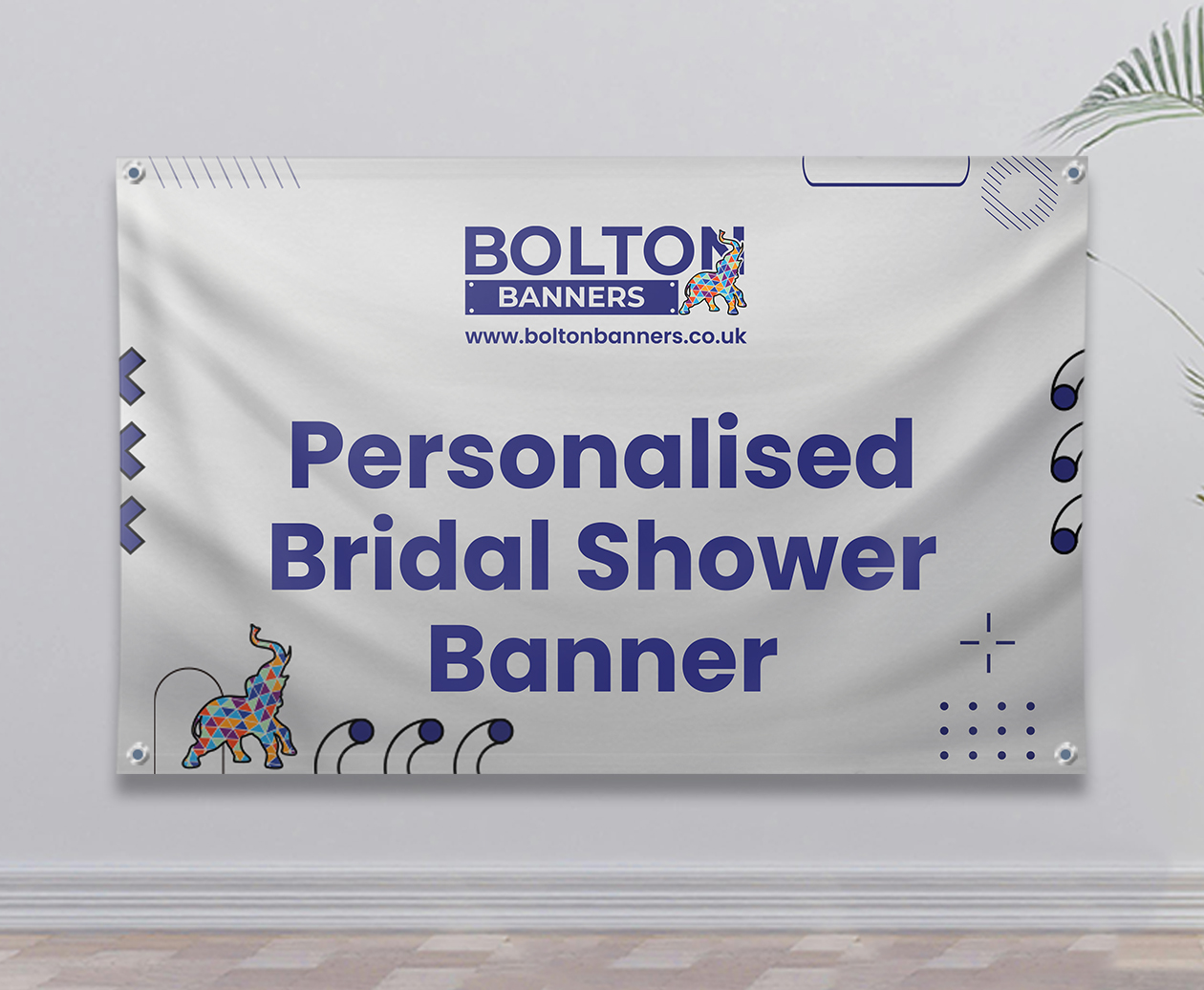Personalised Bridal Shower Banner