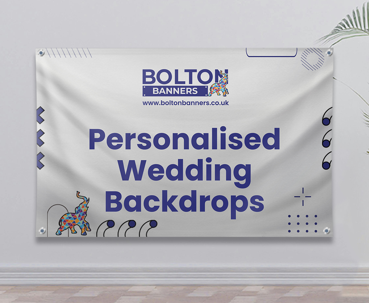 Personalised Wedding Backdrops