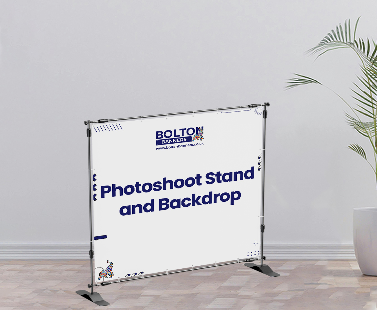 Photoshoot Stand and Backdrop