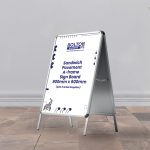 Sandwich Pavement A-frame Sign Board 900mm x 600mm (with Printed Graphics)